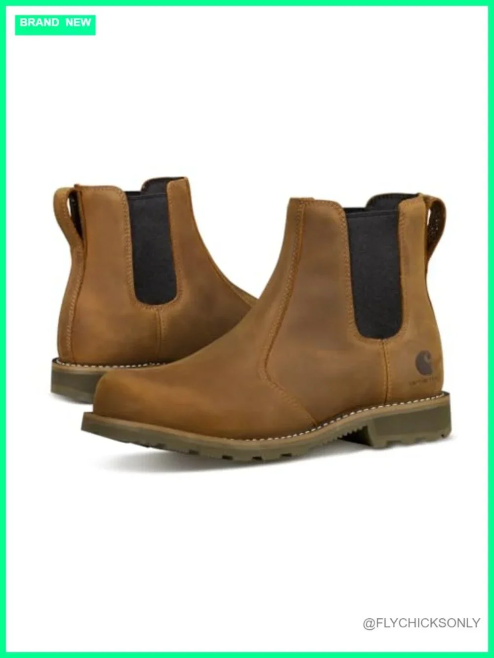 Carhartt Women's Frontier Water-Resistant Chelsea Steel Toe Work Boots Ankle